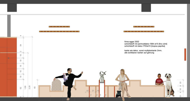 Innenarchitektur für einer Tierarzt Praxis in Hamburg