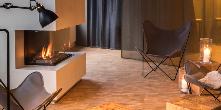 Interior Design und Kaminplanung in einem Hamburger Büro