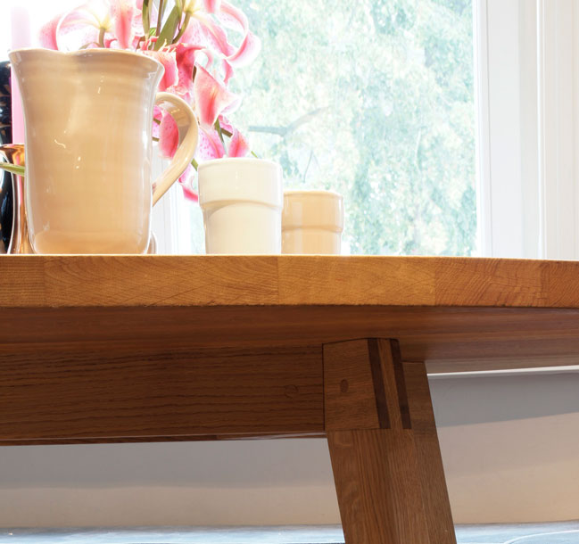 Möbeldesign eines Esstisches