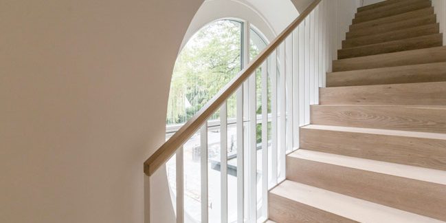 Treppen Planung in einem Hamburger Einfamilienhaus