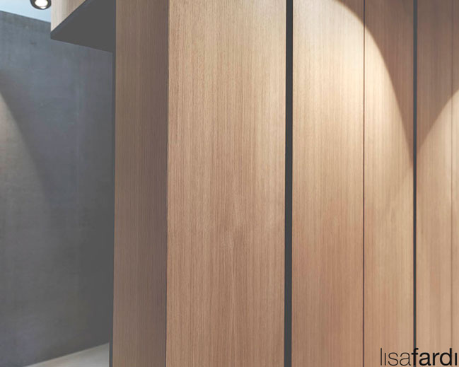 Einbauschrank in einem Eingangsbereich des Bunkers Frieda in Hamburg